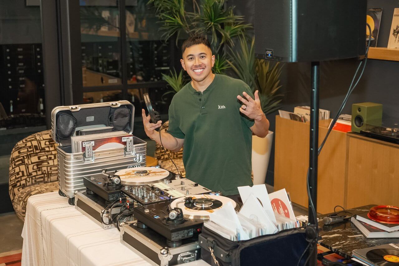 DJ at Hi Fi lounge DJ at Hi Fi lounge